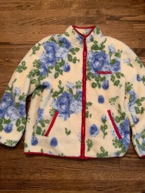 Dumbgood x The Shining Movie Zippered
Floral Fleece Jacket